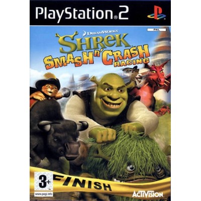 Shrek Smash n' Crash Racing [PS2, английская версия]